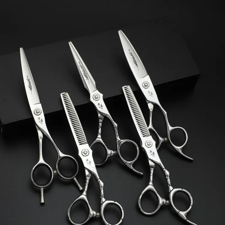 专业 干匠 理发剪刀发型师专用打薄剪无痕牙剪   剑花
