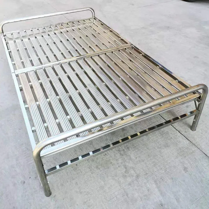 大促有缝不锈钢折叠床有安全锁扣办公室午休午睡加厚单人床