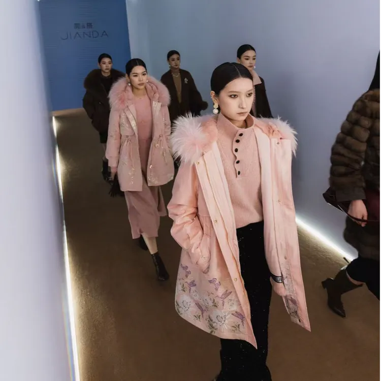 简&搭【千屿Sheila】国风新中式“昙花一现”皮草244-PC/1201-5500045