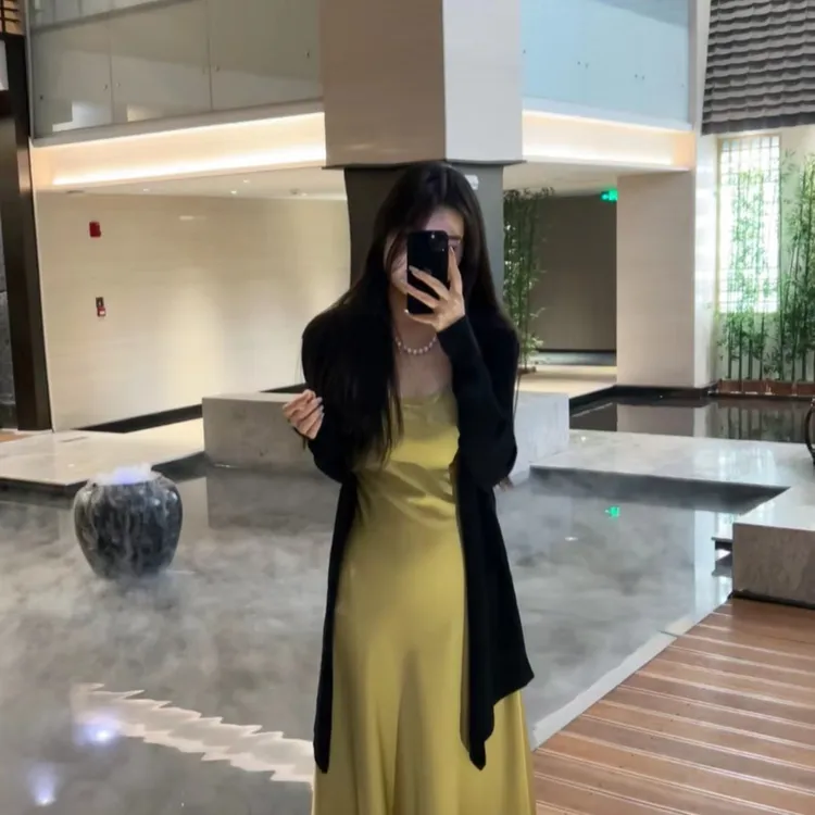 薄款冰丝新款防晒开衫外套女春秋洋气百搭长款灰色长袖高级感上衣