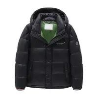 H1013 冬季厚款男羽绒服白鸭绒拉链商务休闲保暖防风外套