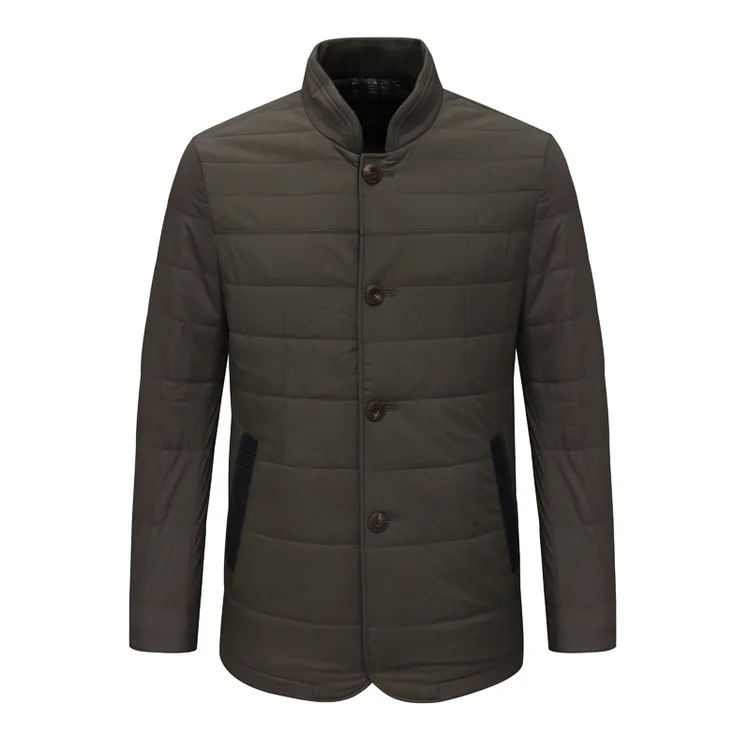 KL171凯秋冬款男式棉衣 直排扣休闲保暖防风棉服外套