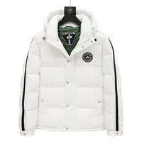 H979高充绒量冬季厚款男羽绒服 白鸭绒拉链商务休闲保暖防风外套