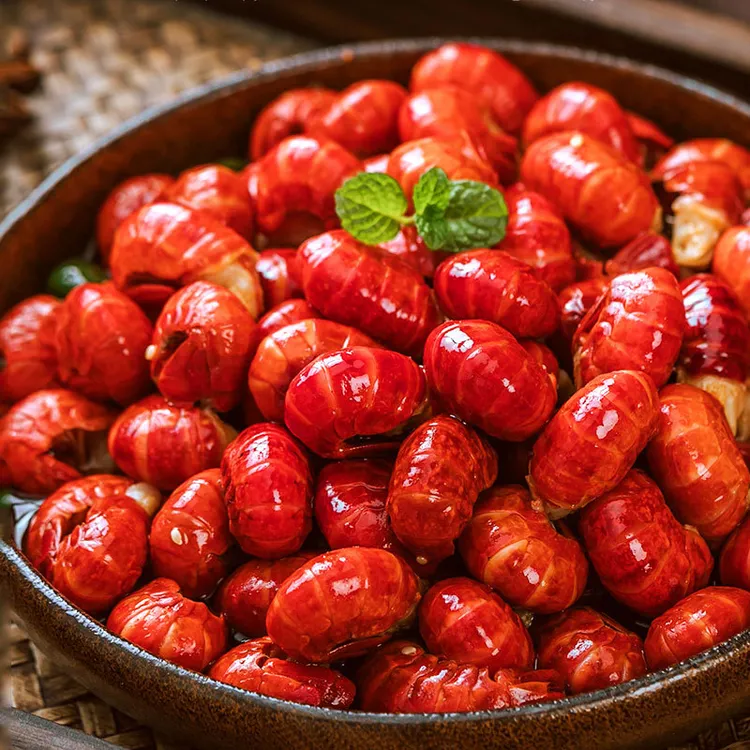 开袋即食到手10包新鲜香辣麻辣虾尾鲜嫩Q弹100g*包 约28只 发顺丰