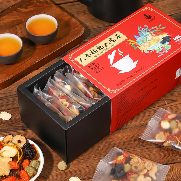 人参枸杞八宝茶男士调养茶真材实料经典配方净含量180克/盒