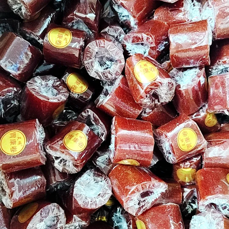 老式山楂卷开胃卷京卷山楂糕果丹皮胃康卷独立小包装散装休闲零食