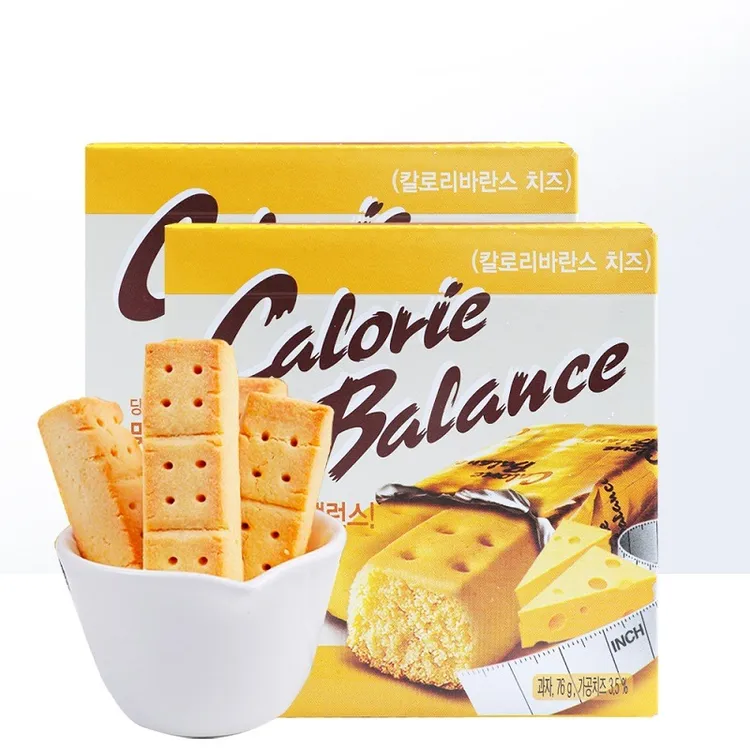 韩国进口海太奶酪味饼干76g芝士干酪压缩代餐棒早餐饱腹能量棒