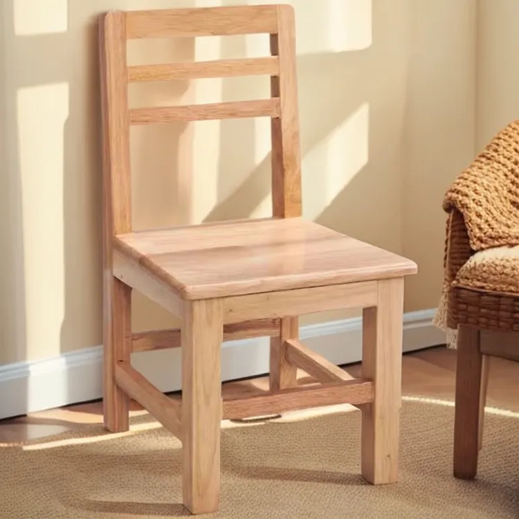 实木小椅子家用靠背儿童凳子简约小木凳客厅木凳子实木椅子靠背椅
