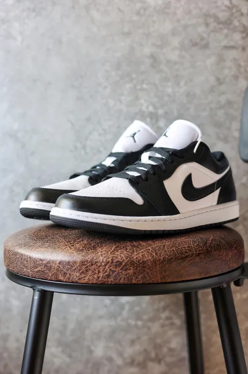 Air jordan 1黑白熊猫男女同款情侣款透气舒适AJ1运动鞋 官方正品