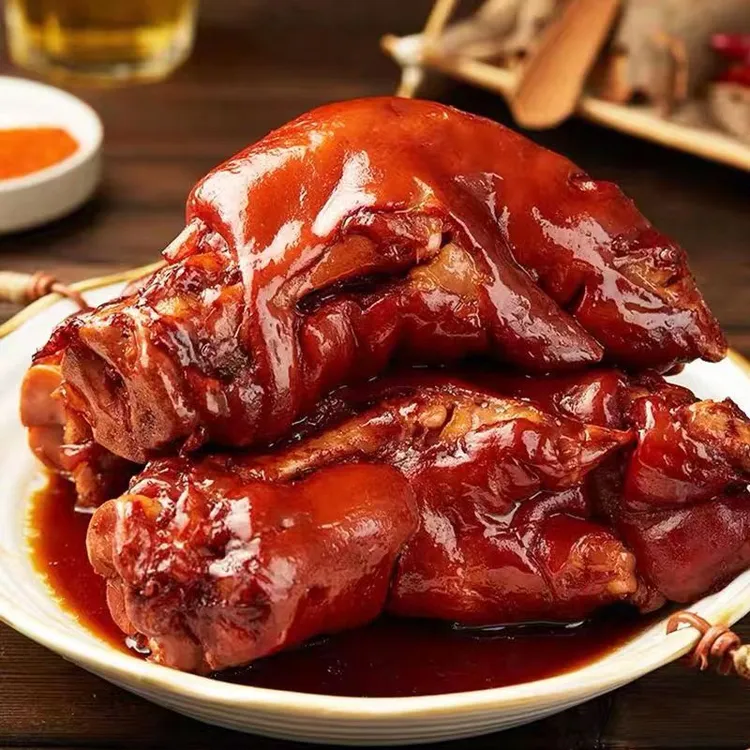 山东酱猪蹄真空即食卤味猪爪熟食猪肉小吃开袋即食下酒菜特产