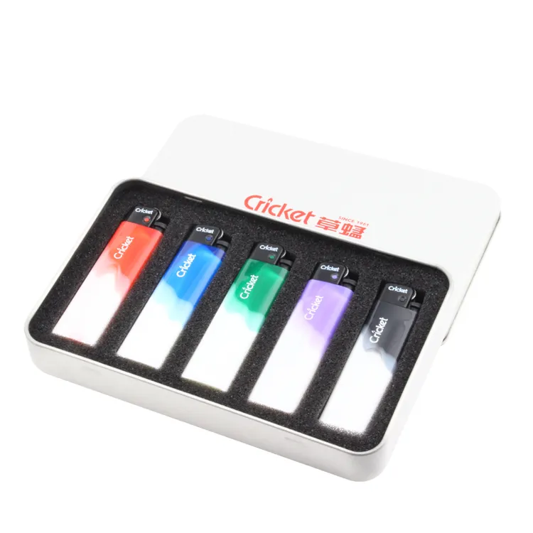 cricket/草蜢一次性打火机定制订做印字加厚潮送男女经典原装进口