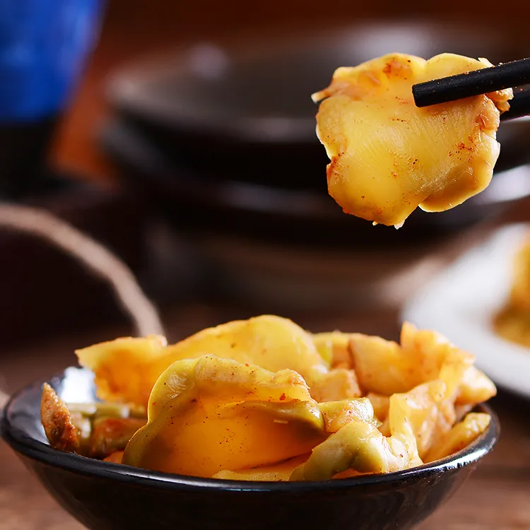 香辣榨菜片腌制新鲜咸菜脆嫩下饭菜酱菜泡菜腌菜 500克 农家特产