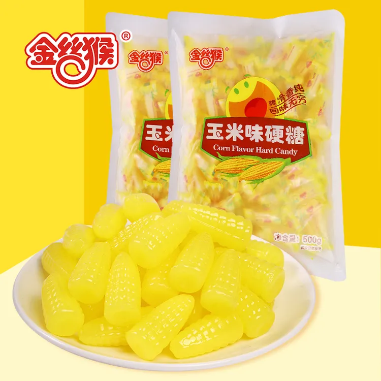 金丝猴玉米味硬糖年货结婚喜糖果前台酒店招待怀旧休闲儿童小零食