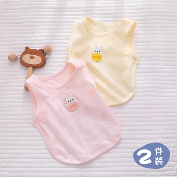 婴儿夏季衣服肚兜夏薄款护肚纯棉宝宝半背新生儿宝宝肚兜夏季薄款