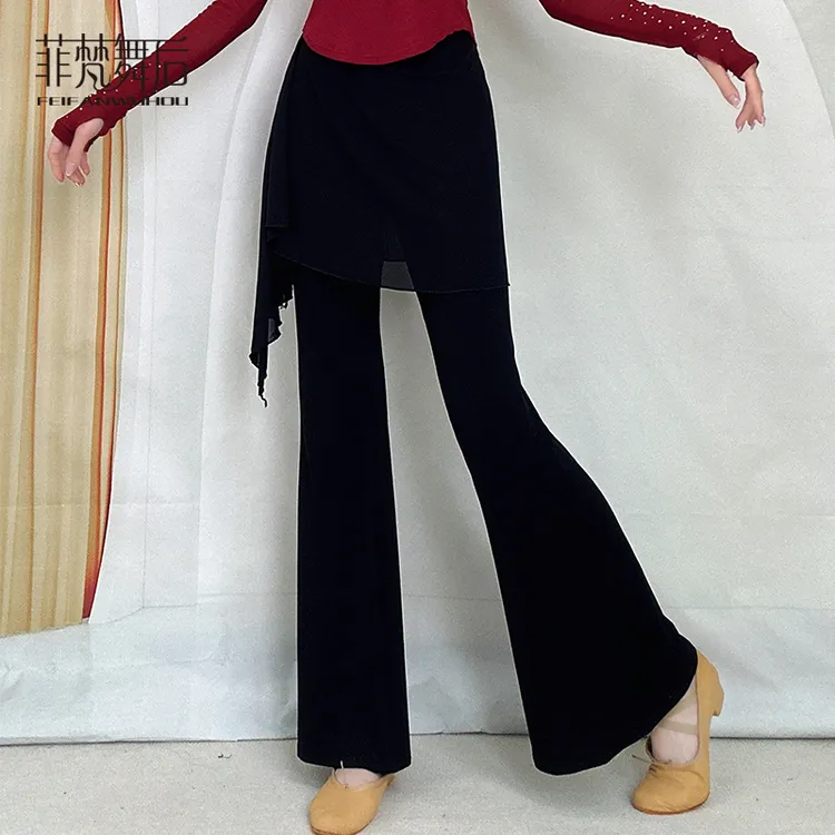 多种穿法裤菲梵舞后现代舞蹈服女成人古典舞练功形体裤子