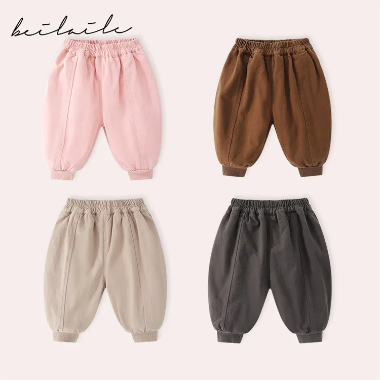 男童打底裤宝宝休闲裤婴儿童装春秋女童大PP裤新生儿宽松裤子