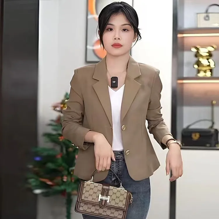 小个子短款西装外套女2025秋季新款时尚气质小西服设计感小众上衣