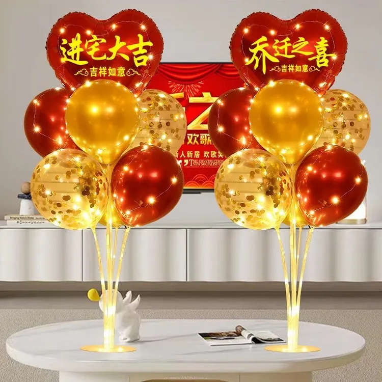 乔迁装饰新居必备用品进宅大吉气球进爱心材质场景搬新家氛围布置