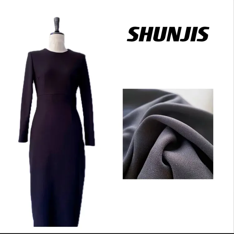 SHUNJIS简约风｜贝贝拉架绒气质连衣裙24101288/24101277