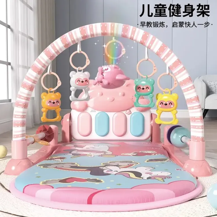 2025年新款新生婴儿脚踏钢琴0-1岁健身架器早教益智玩具宝宝礼物