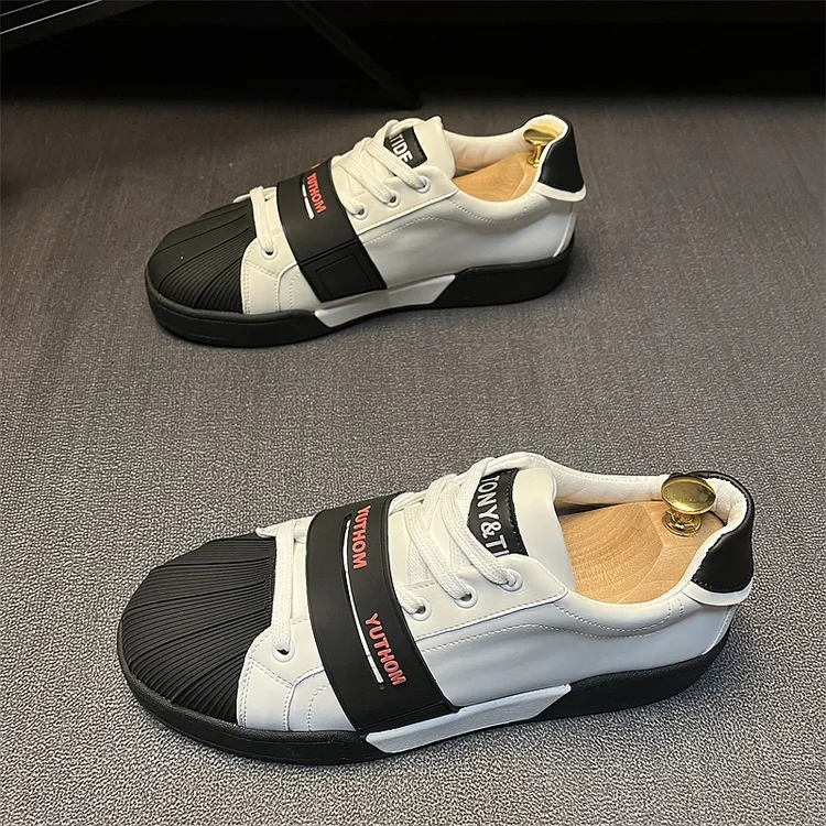 男鞋2024秋冬季时尚百搭运动潮鞋男士潮流韩版低帮软底休闲板鞋男