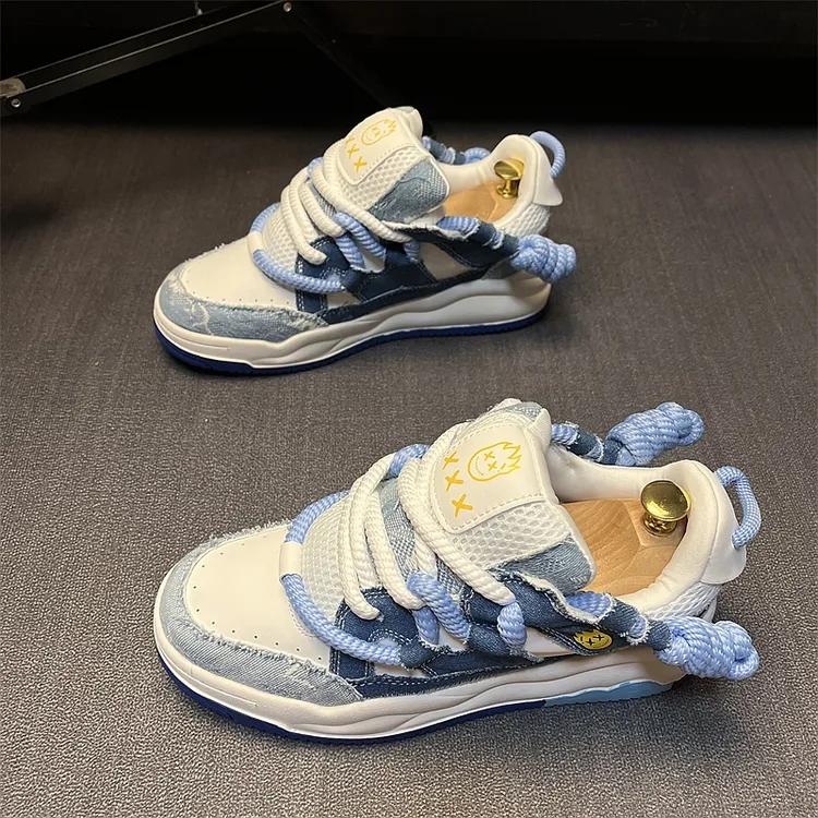 HARLEY SASI/哈雷萨斯男鞋春秋季时尚软底百搭小白鞋跑步休闲潮鞋