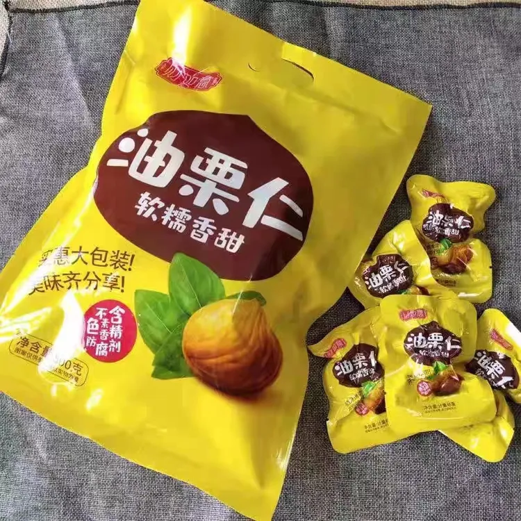 【开袋即食】财如意油栗仁500g/袋 板栗仁去壳即食板栗独立包装零食