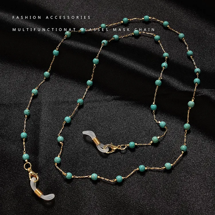 时尚眼镜链高档挂脖眼镜绳防丢挂链老花镜耳机挂绳潮口罩链复古