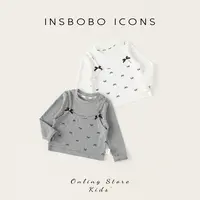 【琦儿专属】INSbobo儿童假两件上衣时尚洋气蝴蝶结百搭T恤CY25040