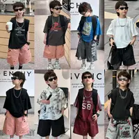700-799编码男童夏季短袖韩版时尚套装