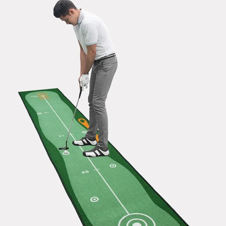 高尔夫室内室外推杆练习器 推杆练习毯
