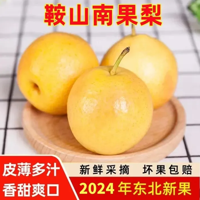HX正宗鞍山南果梨东北特产海城梨子4.5斤包邮