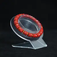 含辰砂工艺品朱砂手串竹节珠 8mm左右  ZS230