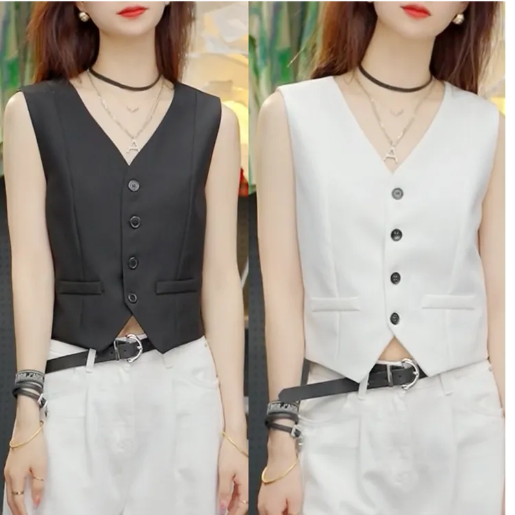 高级感西装无袖马甲背心2025夏季新款#7843