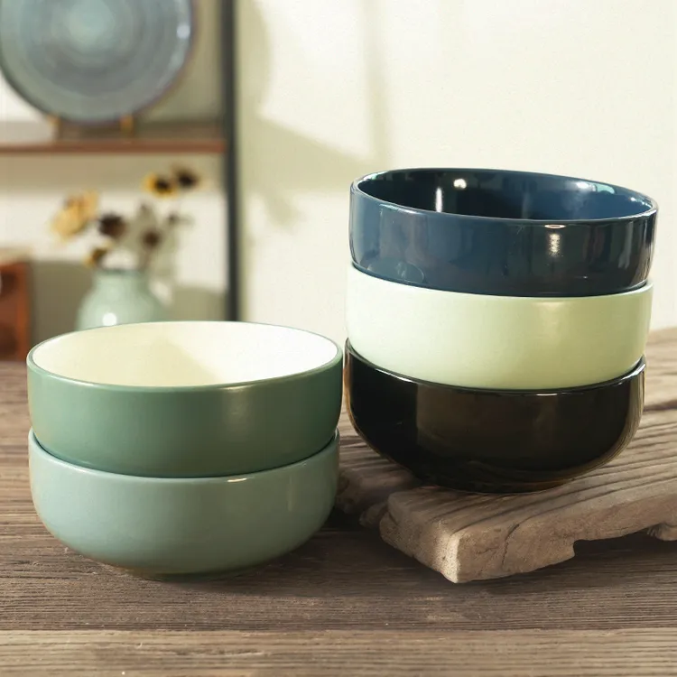 【微瑕】夏鱼 陶瓷面碗汤碗家用汤碗网红碗大碗面条碗泡面碗