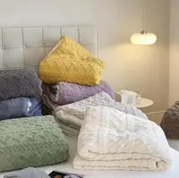 【特惠6】-6四季通用薄款午睡毯珊瑚绒毯舒适机洗绒毛毯