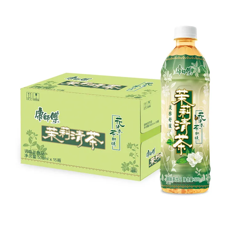 康师傅茉莉清茶500ml*15瓶整箱调味茶饮品夏季茶饮料茉莉蜜茶柚茶