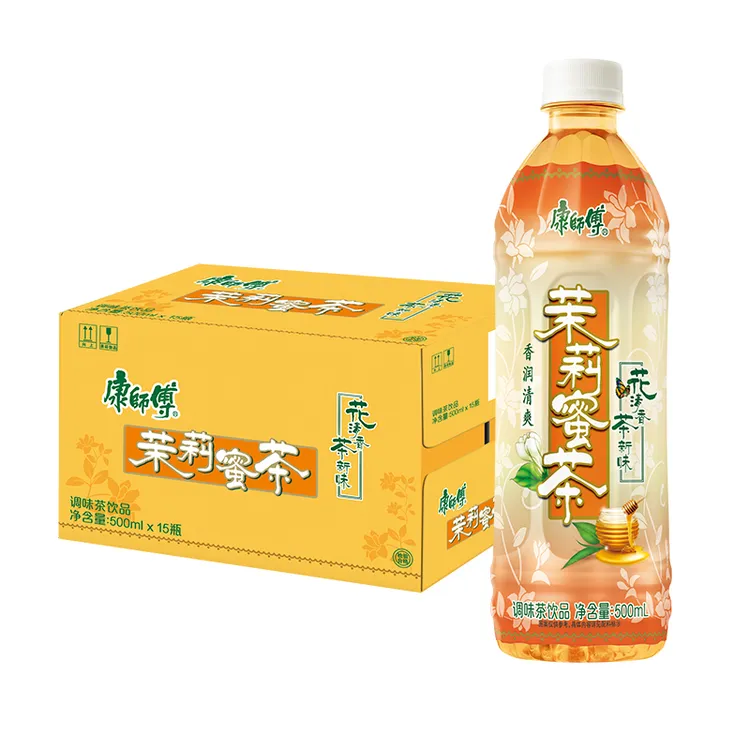 康师傅茉莉蜜茶500ml*15瓶整箱茉莉味饮料清爽饮品量贩装