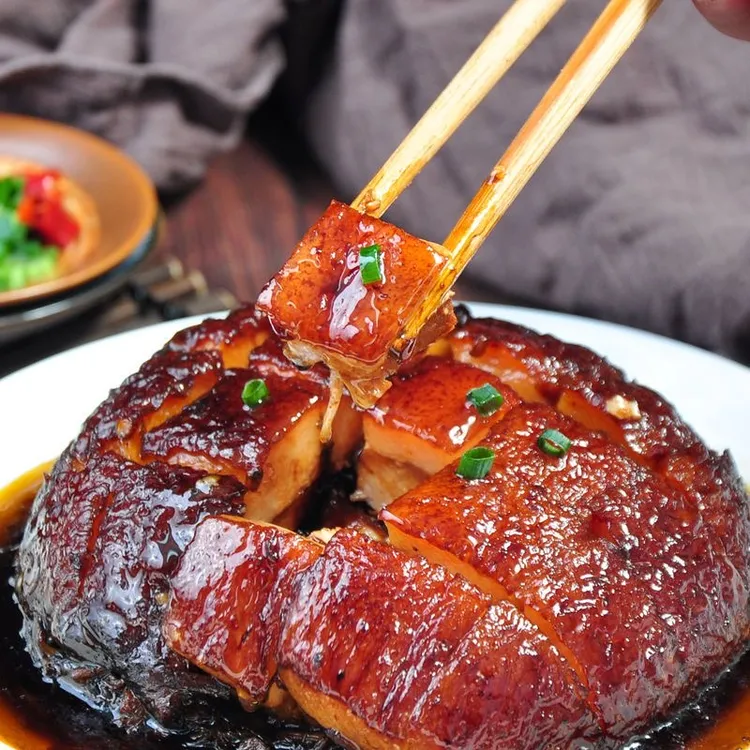 开花肉350g美食冷冻加热即食扣肉中餐快餐批发零售商用