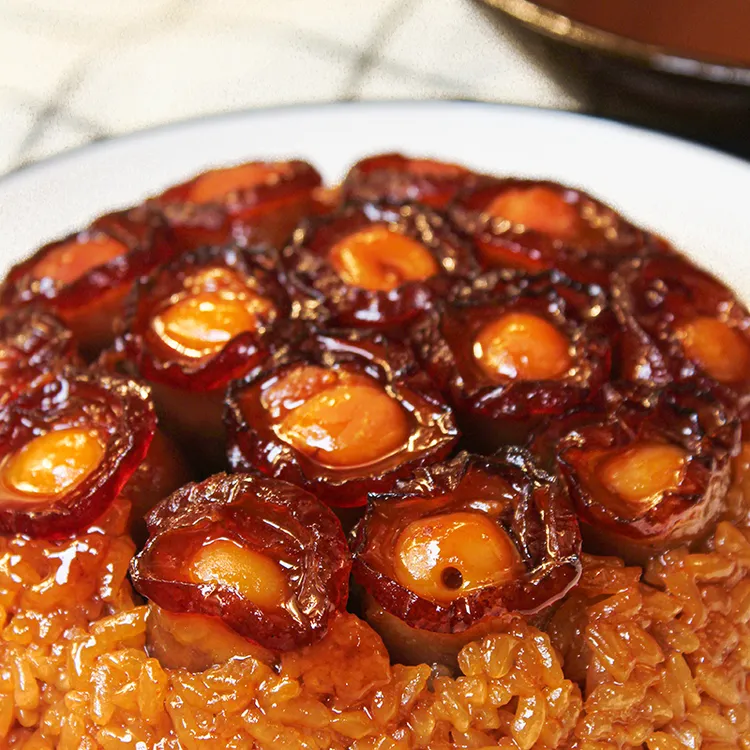 四川特色土碗龙眼肉520g/碗水晶龙眼夹沙肉蒸菜中餐酒店商用批发