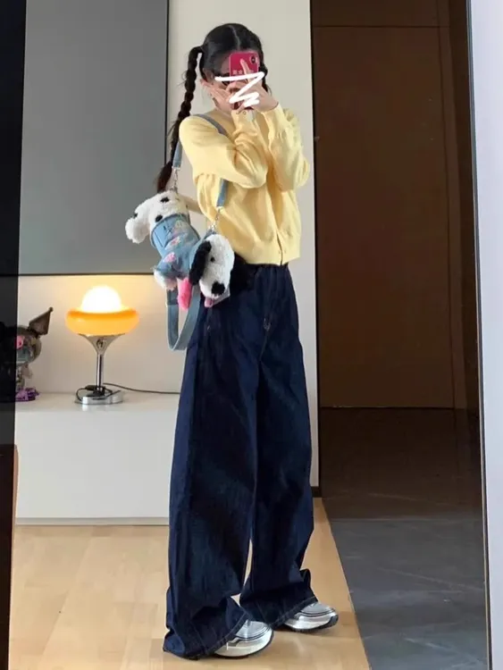 假两件针织开衫女早秋新款2024春秋季软糯毛衣设计感长袖上衣外套