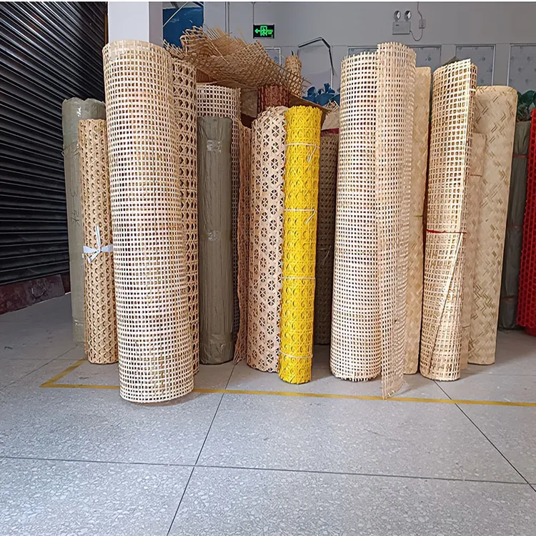 镂空装修竹席仿碳化竹编装修吊顶竹席婚礼布置民宿手工农家乐装饰