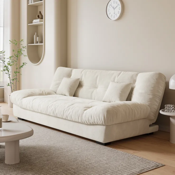 小户型云朵多功能沙发床可折叠两用家用客厅双人位三人出租房公寓