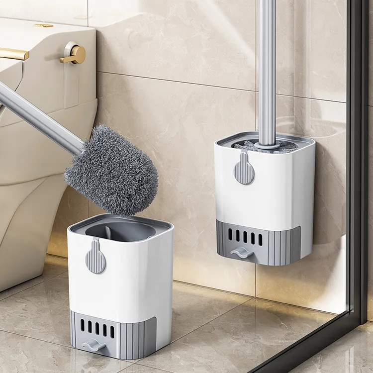 马桶刷套装长柄家用无死角新款壁挂式厕所刷子卫生间洗刷软毛蹲便