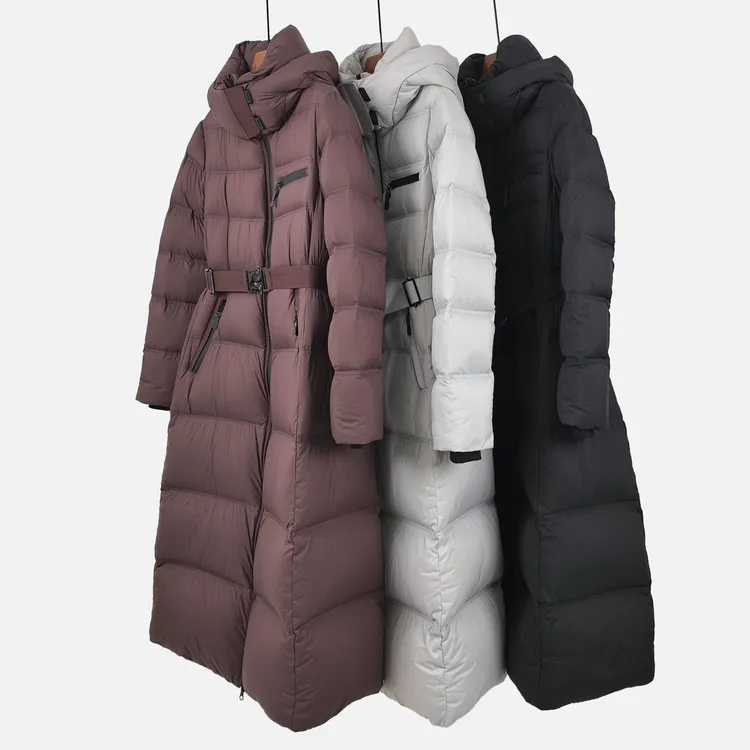 【铭绣服饰】时尚保暖羽绒中长羽绒服ZS023