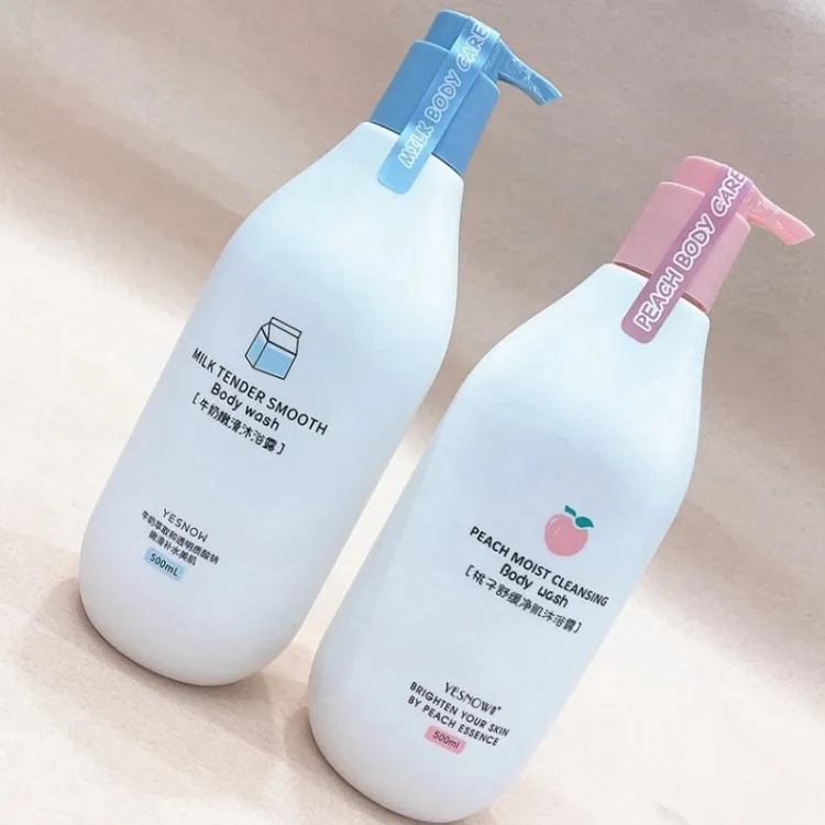 盈雪沐浴露身体乳水蜜桃牛奶持久留香嫩肤保湿香氛补水香体美肌