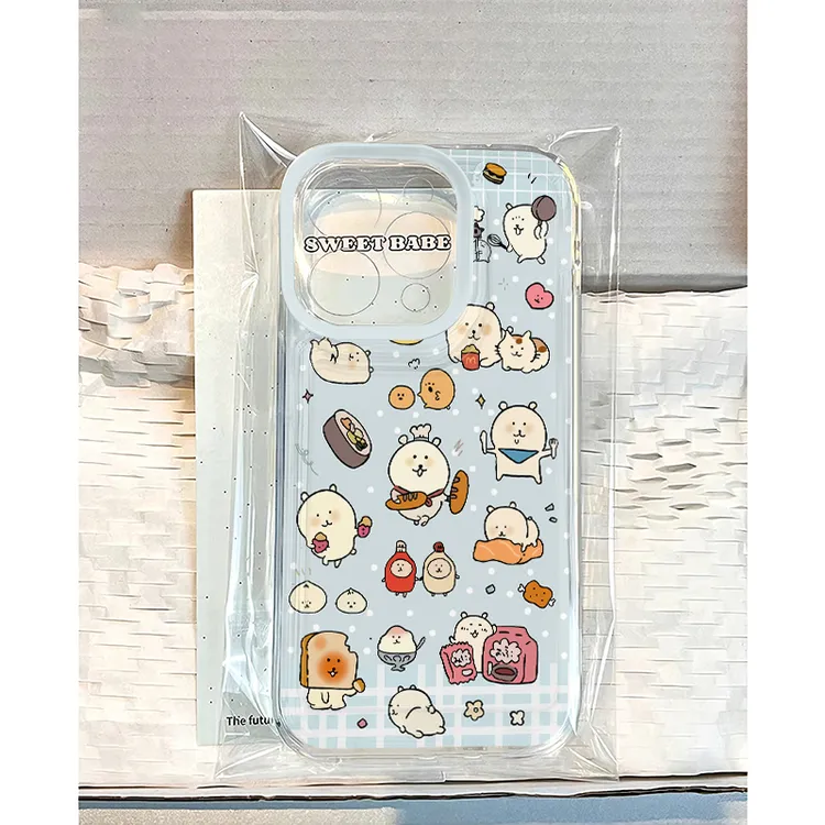 这家壳自嘲熊烘焙师适用苹果iPhone16手机壳1315华为vivo小米oppo