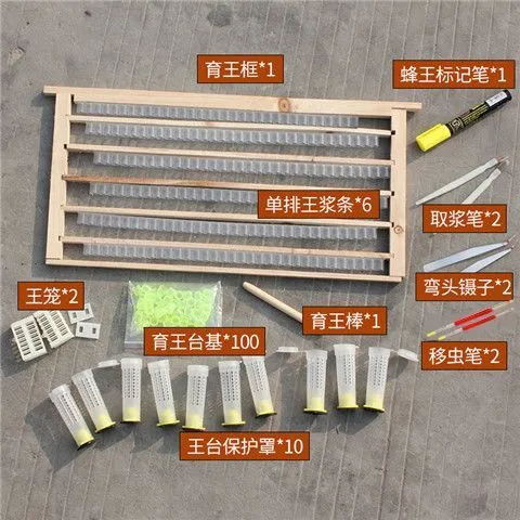 人工育王套餐蜜蜂育王工具全套养蜂用品中蜂育王台育王框移虫针