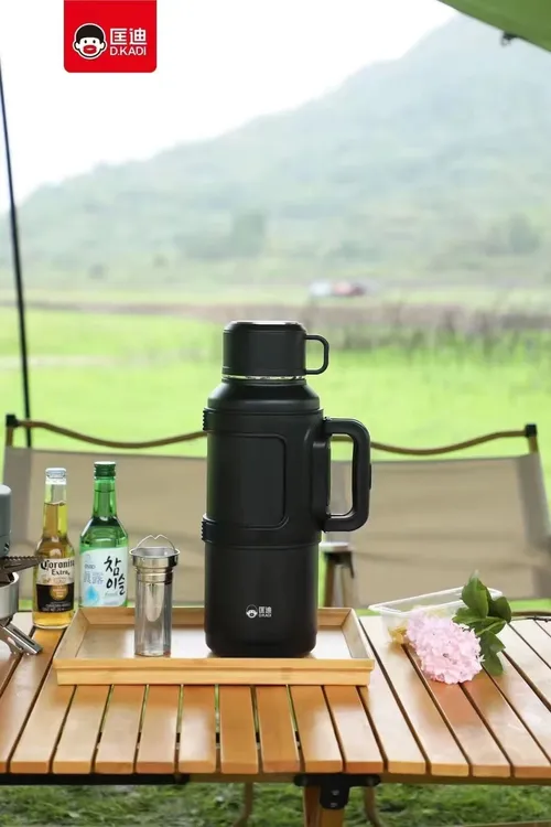匡迪大容量保冷学生保温壶车载户外便携旅行壶家用保温水壶暖壶