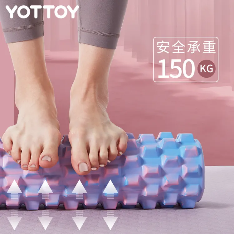 狼牙实心健身器材泡沫轴肌肉放松按摩滚轴轮琅琊瑜伽柱D